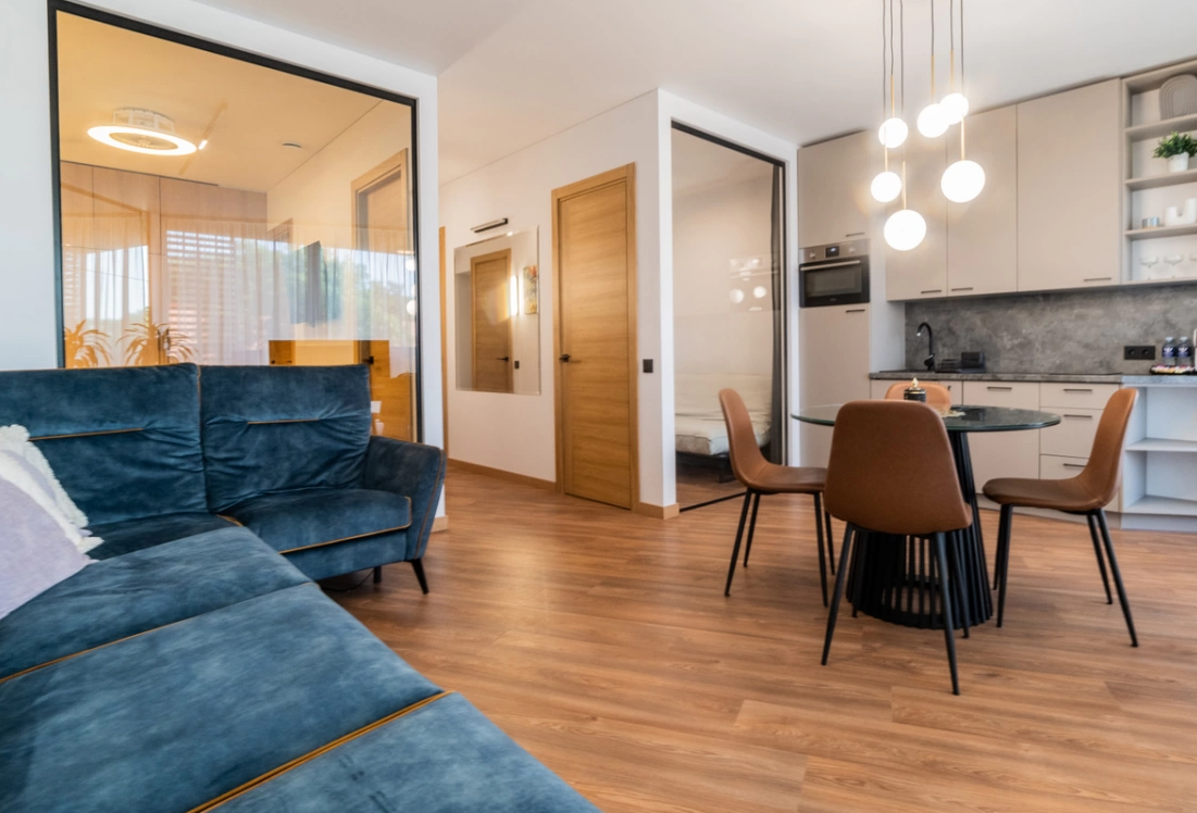 Elegant serviced apartment details prepared for an expat resident in Paris